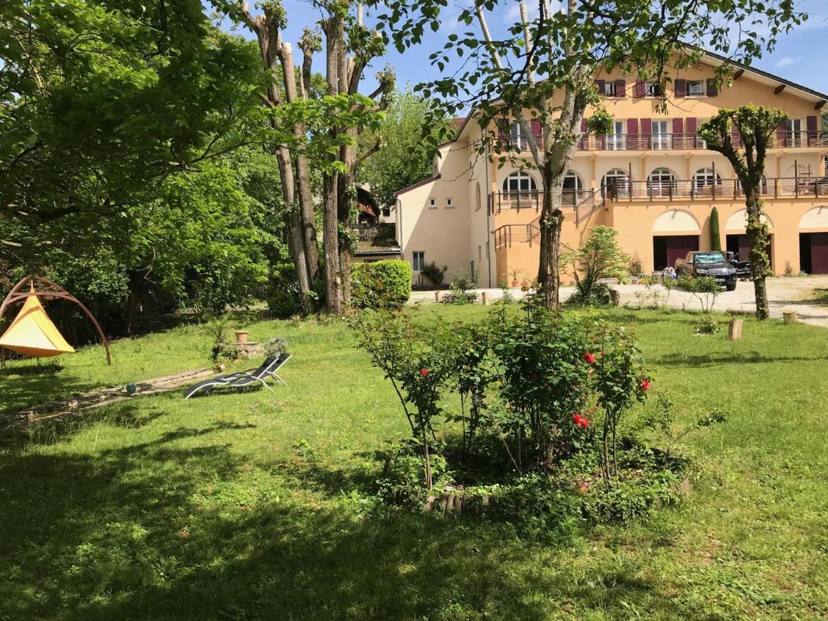 Logis Hotel Restaurant Le Castel Fleuri Saint-Jean-en-Royans Ngoại thất bức ảnh